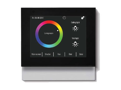 KNX Touch control Welcome to Hager